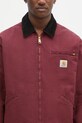 Carhartt WIP cotton shirt jacket OG Detroit Jacket maroon I027358.2CP3K