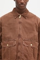Βαμβακερό μπουφάν Carhartt WIP Stanton Jacket καφέ I033826.2CU4J
