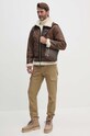 Lindbergh rövid kabát 30.301124.BROWN barna AW24