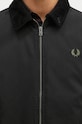 Fred Perry kurtka The Caban Jacket czarny J8535.102