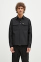 Fred Perry kurtka Pocket Overshirt bez kaptura czarny M5684.236