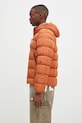 C.P. Company kurtka Chrome-R Goggle Down Jacket 17CMOW079A005904G pomarańczowy AW24