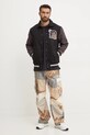 Куртка-бомбер 47 brand MLB Detroit Tigers BC009PMILXK636502JK чёрный AW24