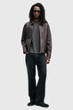AllSaints geaca de piele ALKAN M018LB negru