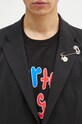 Пиджак с примесью шерсти Aries Single Breasted Tailored Jacket чёрный AR7010202