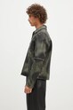 Daily Paper leather jacket Silence Monogram Leather Jacket 2421013 green AW24