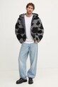 Куртка с примесью шерсти Fiorucci U01FMOJA092FL01BK01 серый AW24