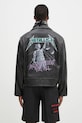 Odzież Represent ramoneska skórzana Metallica Leather Jacket MLM173.001 czarny