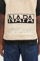 Безрукавка з домішкою вовни Napapijri T-Jaman V бежевий NP0A4HZMN1J1
