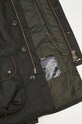 Barbour parka cerată Field Wax Parka MWX2349 verde