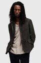AllSaints giacca in pelle SURVEY LTHR BLAZER non isolato grigio M061LB