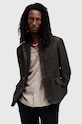 Шкіряна куртка AllSaints SURVEY LTHR BLAZER лицьова шкіра сірий M061LB