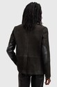 AllSaints giacca in pelle SURVEY LTHR BLAZER grigio M061LB