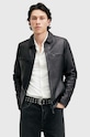 Кожено яке AllSaints LUCK JACKET гладка кожа черен M069LB