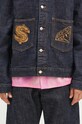 Billionaire Boys Club kurtka jeansowa Diamonds & Dollars Selvedge Denim granatowy B24303