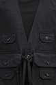 Engineered Garments denim vest Fowl Vest black 24F1C002