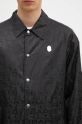 A Bathing Ape geacă Lux Sport Pattern Jacquard Nylon Coach Jacket negru 1K80140314