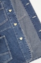 Rifľová bunda Human Made Denim Coverall Jacket HM28JK002 tmavomodrá