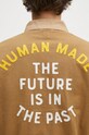 Human Made cotton shirt jacket Zip-Up Work Jacket brown HM28JK012