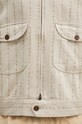 Human Made cotton shirt jacket Herringbone Zip-Up Work Jacket beige HM28JK014