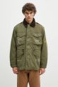 Human Made giacca camicia Field Jacket non isolato verde HM28JK021