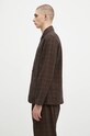 Шерстяная рубашка Universal Works 31111.BLACK зелёный AW24