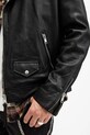 Îmbrăcăminte AllSaints geaca de piele MILO M062LB negru