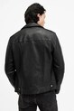 AllSaints geaca de piele MILO M062LB negru
