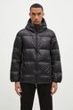 Péřová bunda Nanga Mountain Lodge Down Hoodie Jacket přechodné černá NW2441.1A802.A