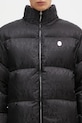 A Bathing Ape geacă de puf Lux Sport Pattern Jacquard Nylon Down Jacket negru 1K80144311