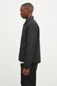 Bunda Maison Kitsuné Quilted Blouson NM02104WQ4042 černá AW24