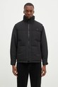 Maison Kitsuné bezrękawnik puchowy Sleeveless Puffer bez kaptura czarny NM02202WQ4032