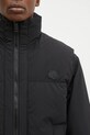 Maison Kitsuné bezrękawnik puchowy Sleeveless Puffer czarny NM02202WQ4032