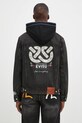 Ρούχα Τζιν μπουφάν Evisu Weel of Wisdom 2EAHTM4DJ1001 μαύρο