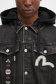 Τζιν μπουφάν Evisu Weel of Wisdom μαύρο 2EAHTM4DJ1001