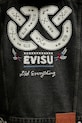 Evisu geacă din denim Weel of Wisdom 2EAHTM4DJ1001