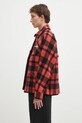 Human Made woolen shirt jacket Wool Hunting Jacket HM28JK031 red AW24