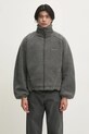 Bunda Han Kjøbenhavn Fleece bez kapuce šedá U.134141
