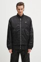 Lacoste kurtka bomber bez kaptura czarny BH2899