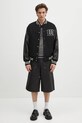 Vlněná bomber bunda Wacko Maria Leather Varsity 24FW.WMO.BL16