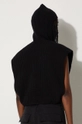 Îmbrăcăminte Y-3 vesta de lana Hooded Vest IY9277 negru