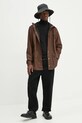 Rains płaszcz Jacket W3 12010.23 brązowy AW24