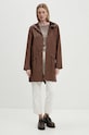 Odzież Rains kurtka Long Jacket W3 12020.23 brązowy