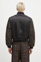 Odzież Andersson Bell kurtka bomber Mesh Sleeve Bomber Jacket awa626u czarny