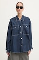 Abbigliamento Sunnei camicia in cotone RTWXSHR019 blu navy