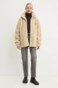 Rains geaca Kofu Fleece Jacket T2 bej 19940.24