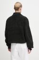 Rains kurtka Kofu Fleece Short Jacket T2 19950.01 czarny