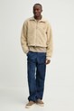 Флісова кофта Rains Kofu 19950.24 бежевий AW24