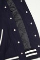 Шерстяная куртка-бомбер Sporty & Rich Yankees Serif Varsity OW007505635BL32 тёмно-синий