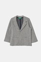Детский пиджак United Colors of Benetton трикотаж серый 3F1YG600E.P.Seasonal